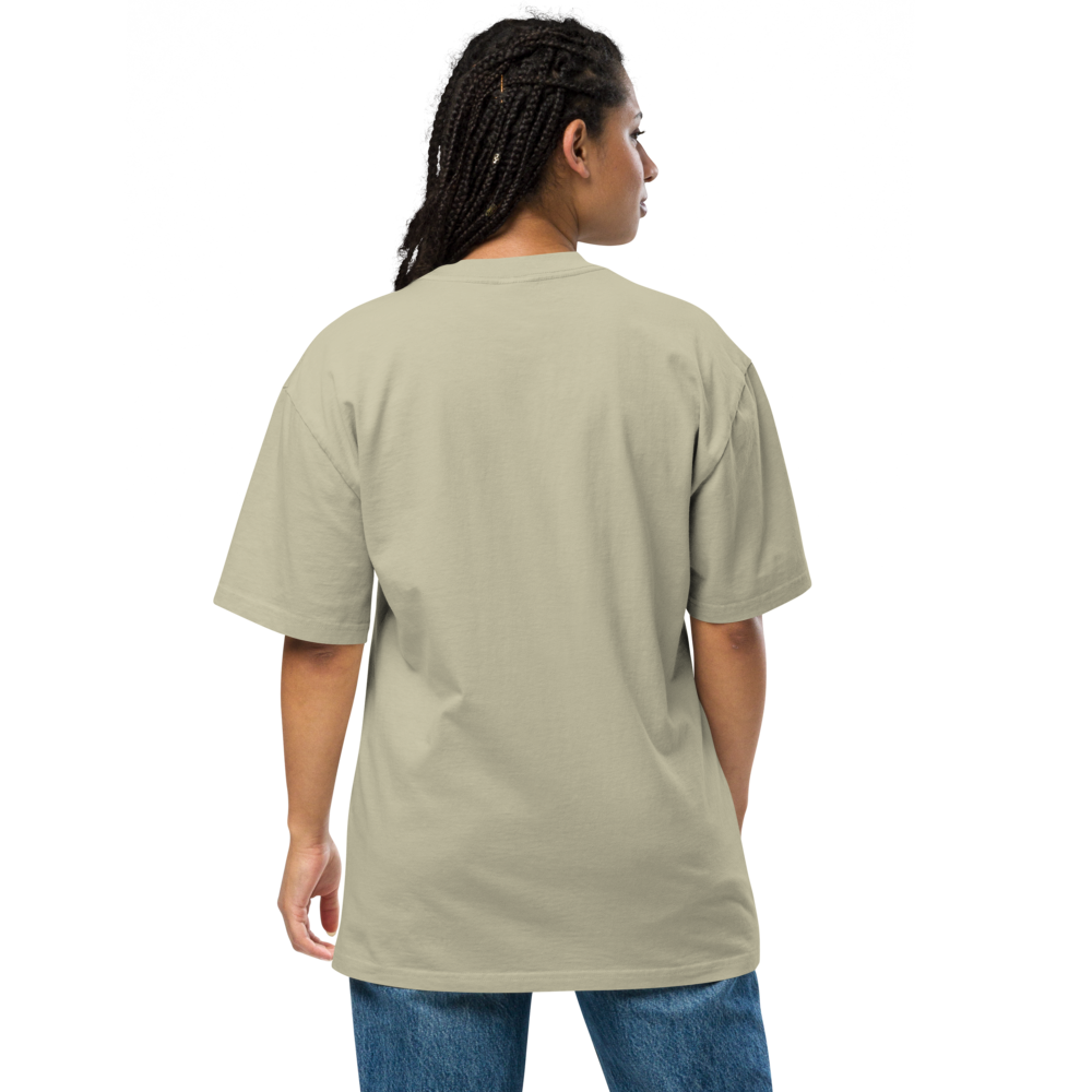 Oversized T-Shirt mit verwaschenem Look Zaptino Black Edition