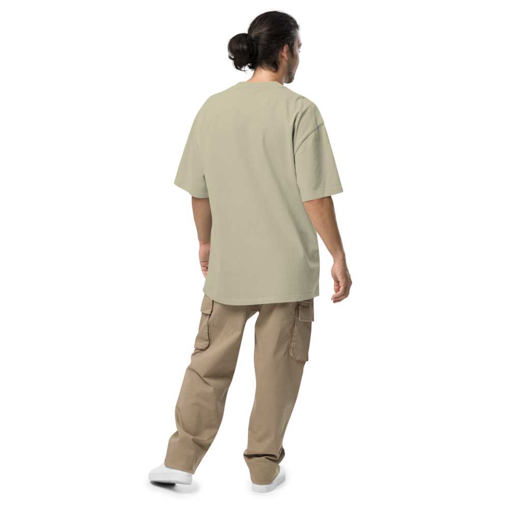 Oversized T-Shirt mit verwaschenem Look Zaptino Black Edition