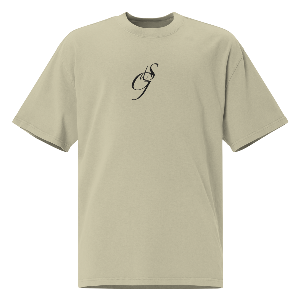 Oversized T-Shirt mit verwaschenem Look Zaptino Black Edition