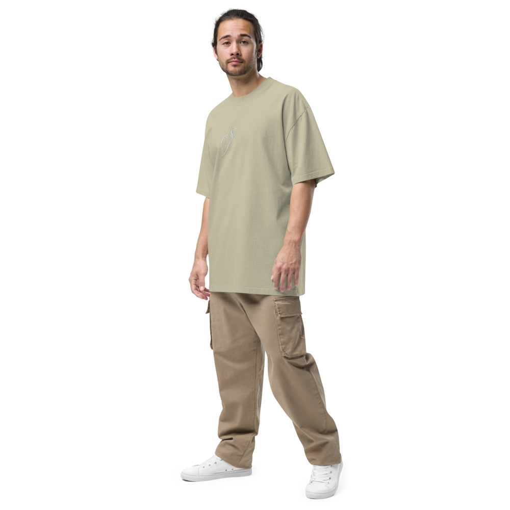 Oversized T-Shirt mit verwaschenem Look SDG Zaptino