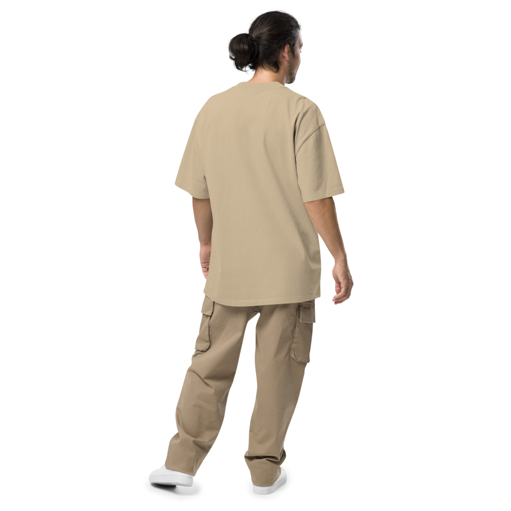 Oversized T-Shirt mit verwaschenem Look Zaptino Black Edition