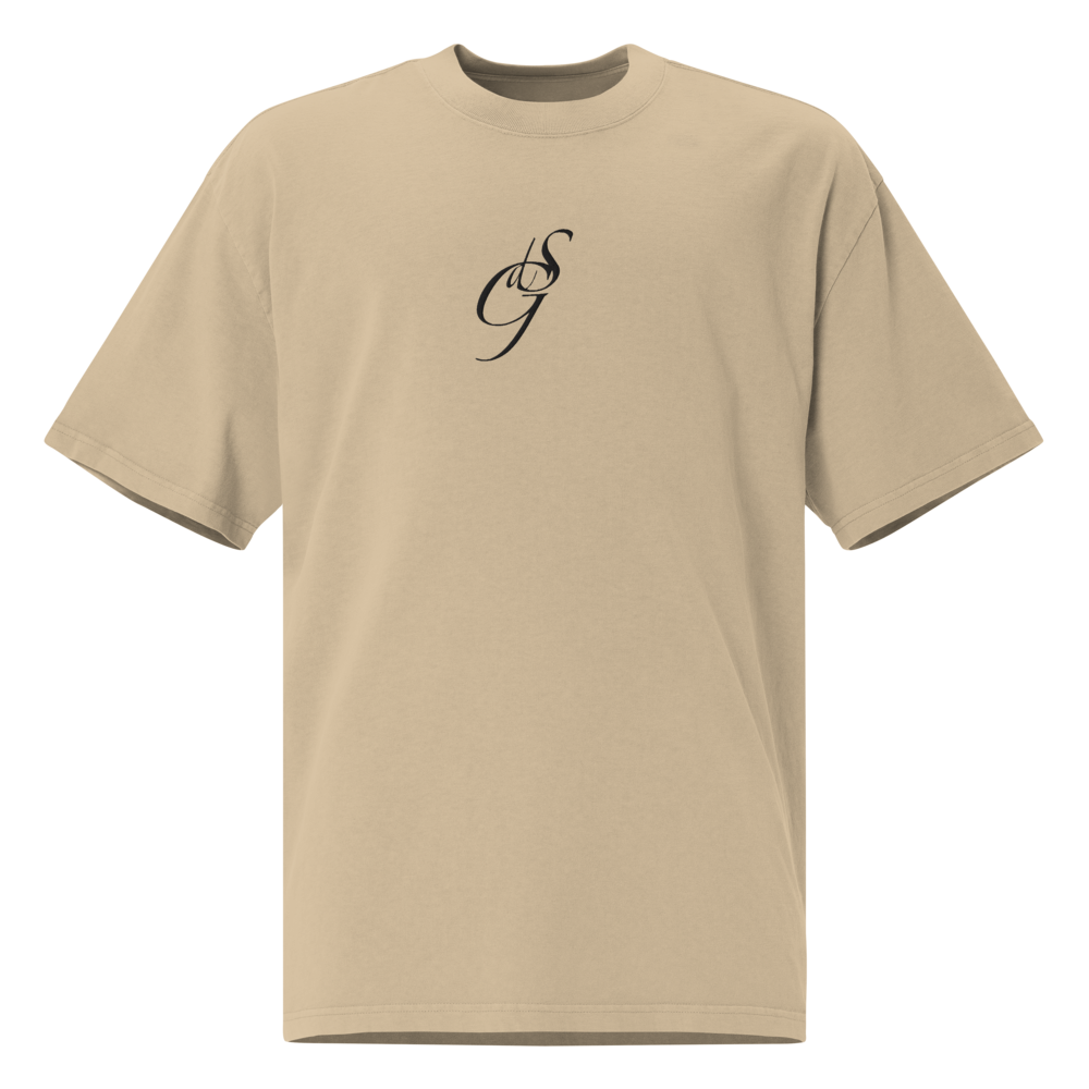 Oversized T-Shirt mit verwaschenem Look Zaptino Black Edition